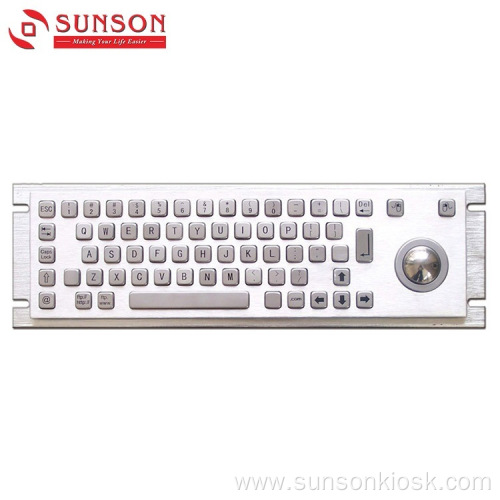 304 Stainless Steel Metal Keyboard for Self-Service Machine